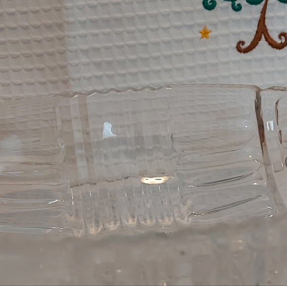 NWT Robert Stanley Home Collection Silver Snowflake Clear Crystal Ornament Bowl - Picture 7 of 9